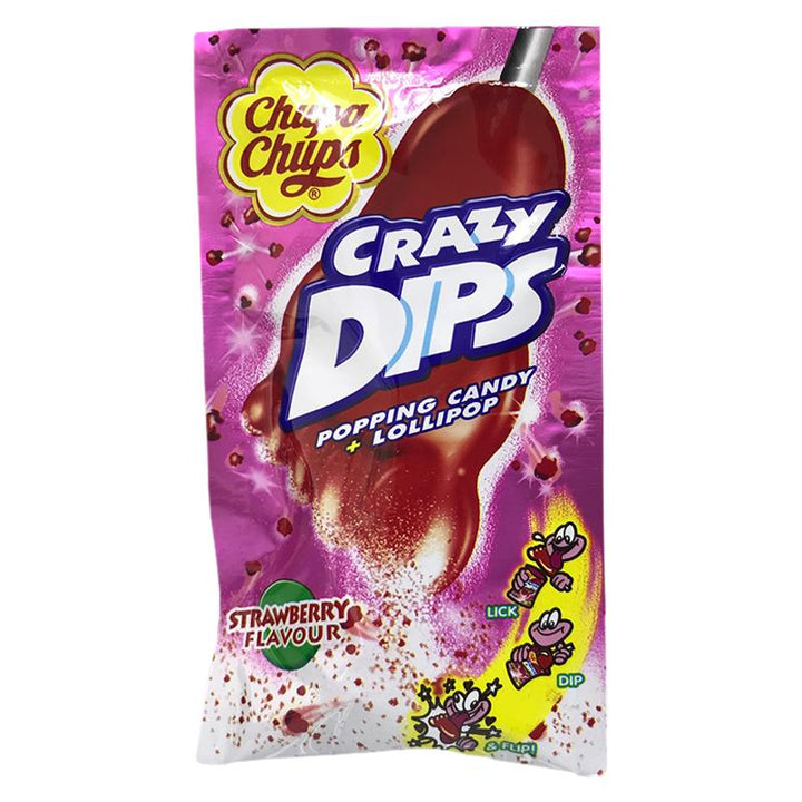 Chupa Chups Dips Strawberry (24pc)