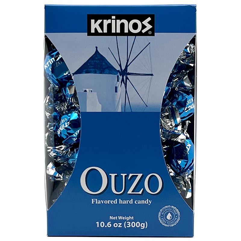 Krinos Candy Ouzo Hard (300g) Krinos Foods Atlanta LLC