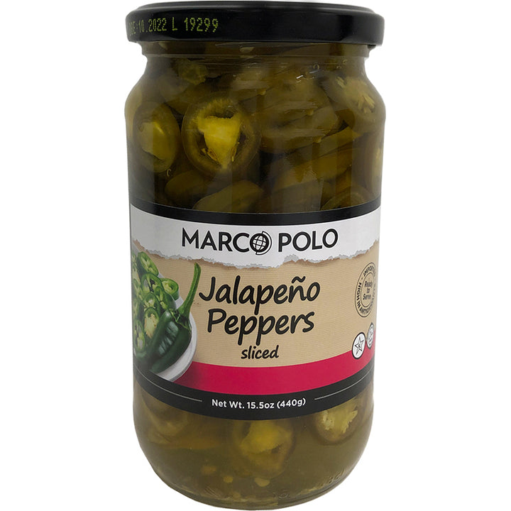 Marco Polo Peppers Sliced Jalapeno (440g)