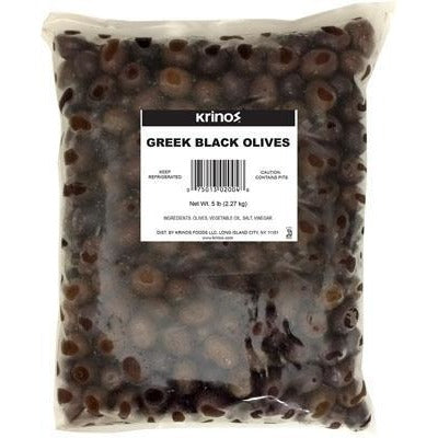 Krinos Olives Bulk Greek Black (5 lb)  Bulk Bag