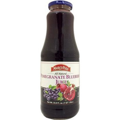 Marco Polo Juice Pomegranate Blueberry (1 Ltr) Glass