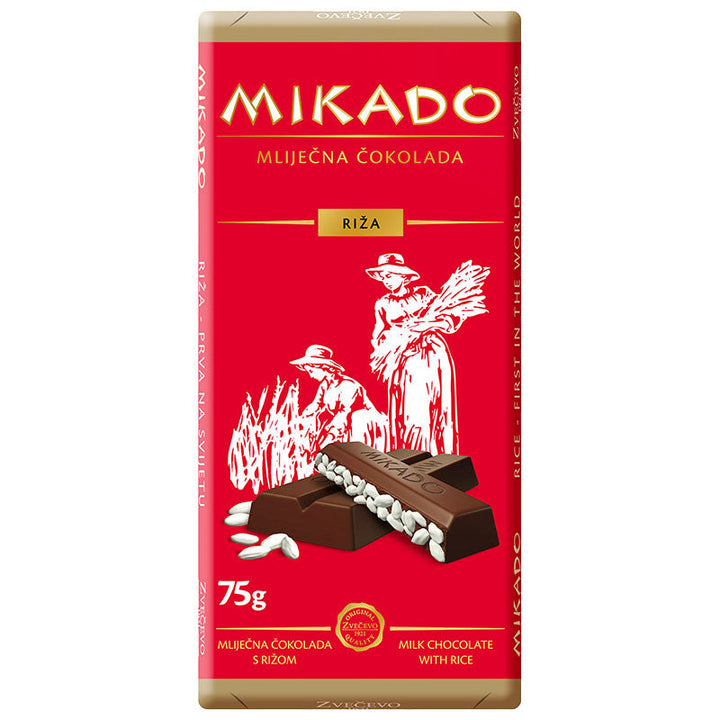 Zvecevo Mikado Rice Chocolate (75g)