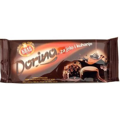 Kras Dorina Baking Chocolate Bar  - Dark (100g)