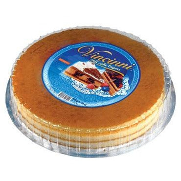 Vincinni Round Soft Cake Layers (Pre-Baked Light Vanilla) (400g)