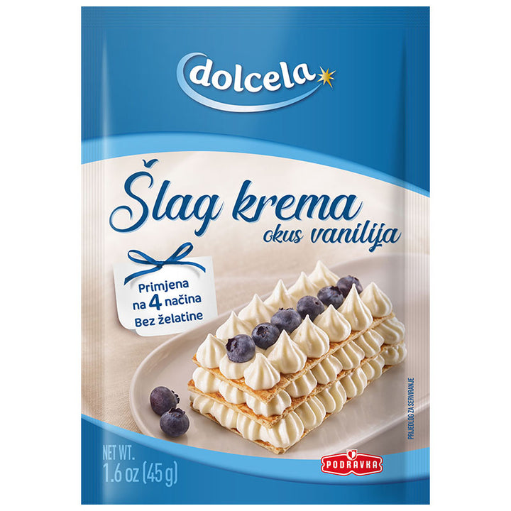 Podravka Whipped Cream Vanilla (Slag Krema) (45g)