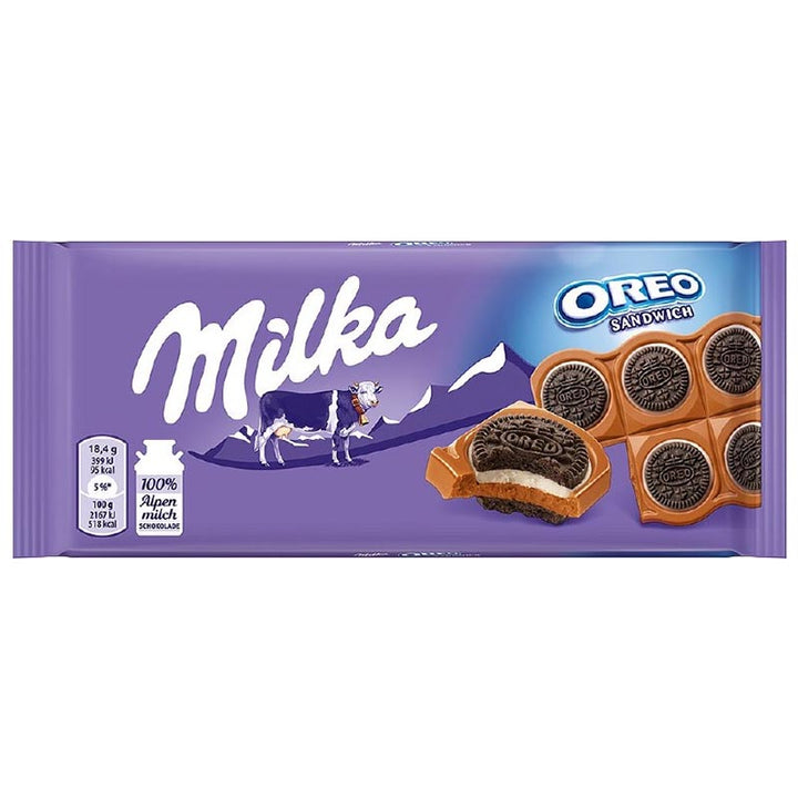 Milka Oreo Sandwich Chocolate (92g)