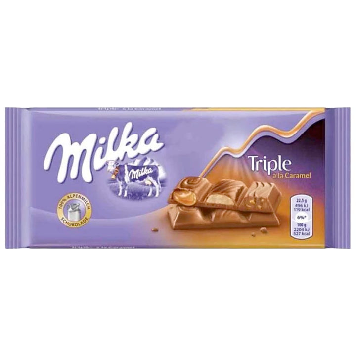 Milka Triple Caramel Chocolate  (90g)