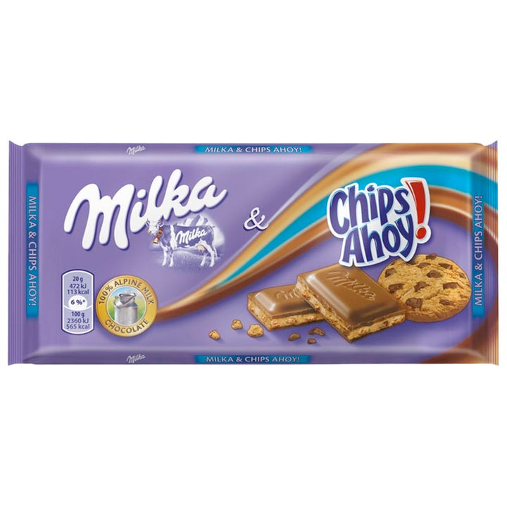 Milka Chips Ahoy Chocolate  (100g)