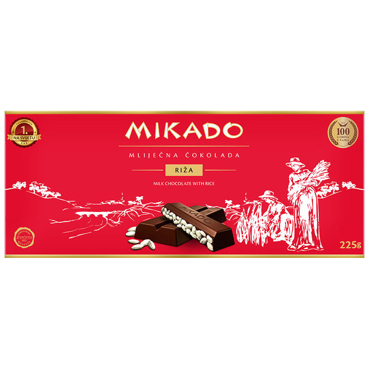 Zvecevo Mikado Rice Chocolate (225g)