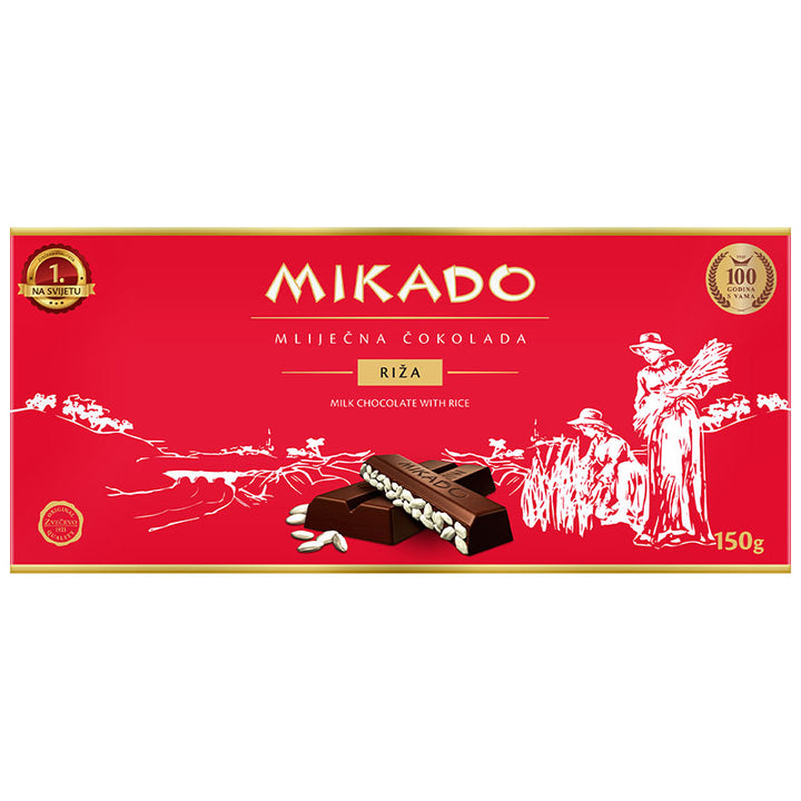 Zvecevo Mikado Rice Chocolate (150g)