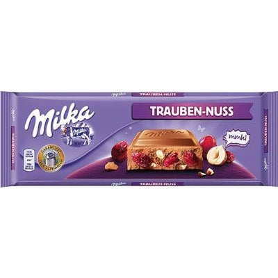 Milka Hazelnut & Raisin Chocolate Bar (270g) (270g)
