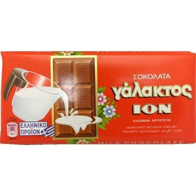Ion Greek Milk Chocolate Bars (100g)