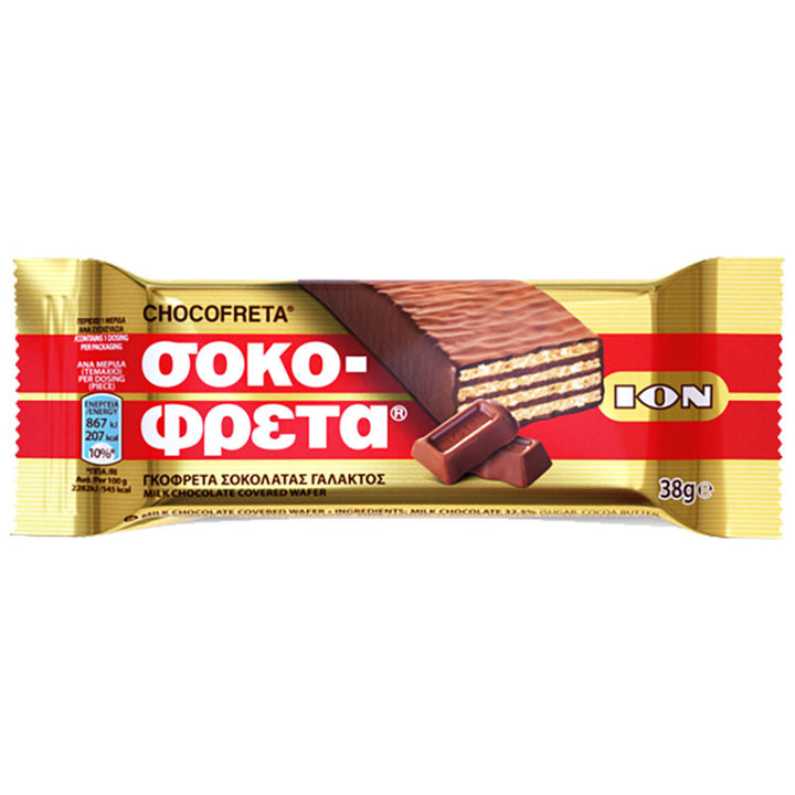 Ion Greek Chocolate Covered Wafer (38g)