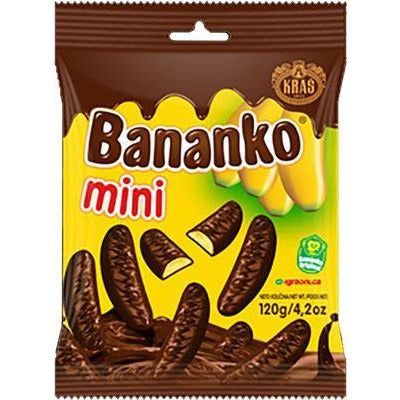 Kras Bananko Mini (Chocolate Covered Banana Snack) (120g)