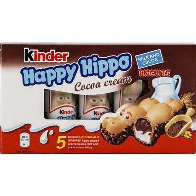 Ferrero Kinder Happy Hippo Sponge Cakes (Cocoa) (103.5g)