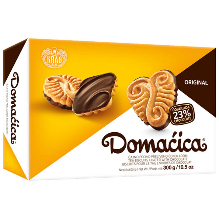 Kras Cookies Chocolate covered Tea Biscuits (Domacica Original) (300g)