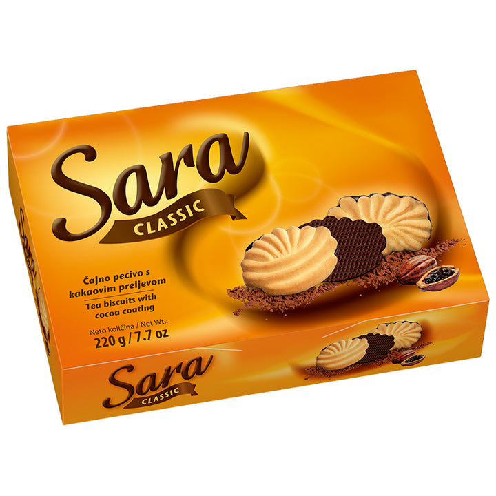Kras CookiesSara Chocolate Coated Tea Biscuit (220g)