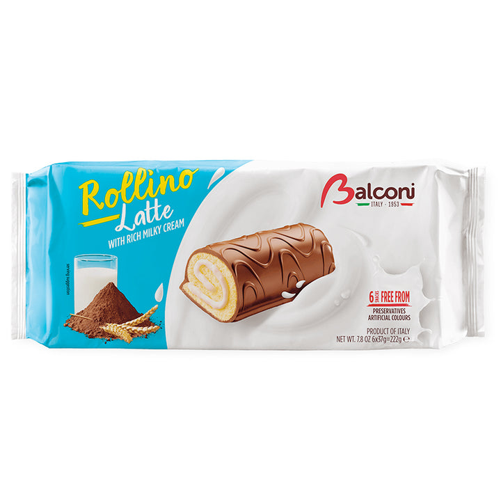 Balconi Rollino Sponge Cake Milk Cream (222g)
