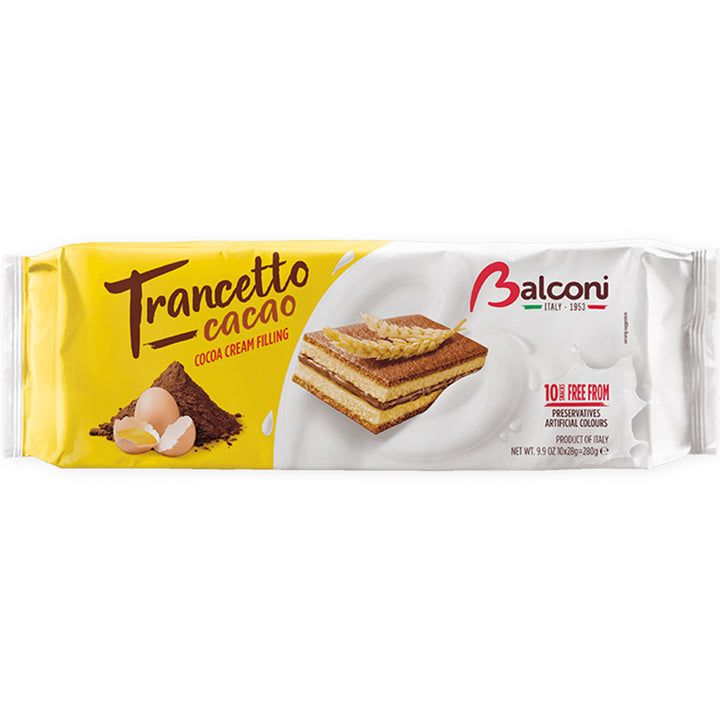 Balconi Sponge Cake Cocoa Trancetto (280g)