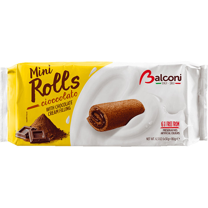 Balconi Mini Rolls Cacao (180g)