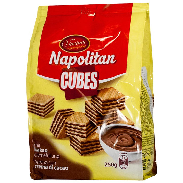 Vincinni Napolitan Cocoa Cubes Cream Filling (250g)