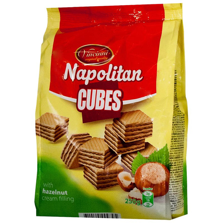 Vincinni Napolitan Hazelnut Cubes Cream Filling (250g)