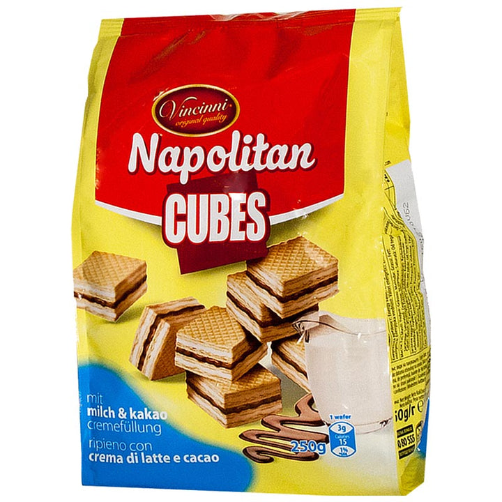 Vincinni Napolitan Milk Cubes Cream Filling (250g)