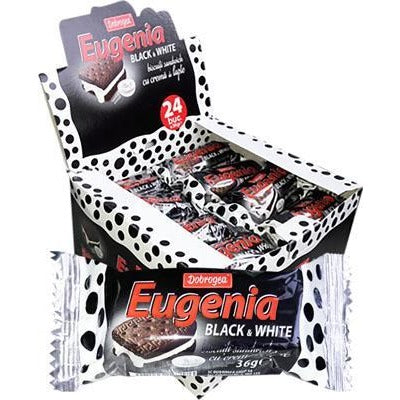 Dobrogea Eugenia Black & White Biscuit (36g) Display