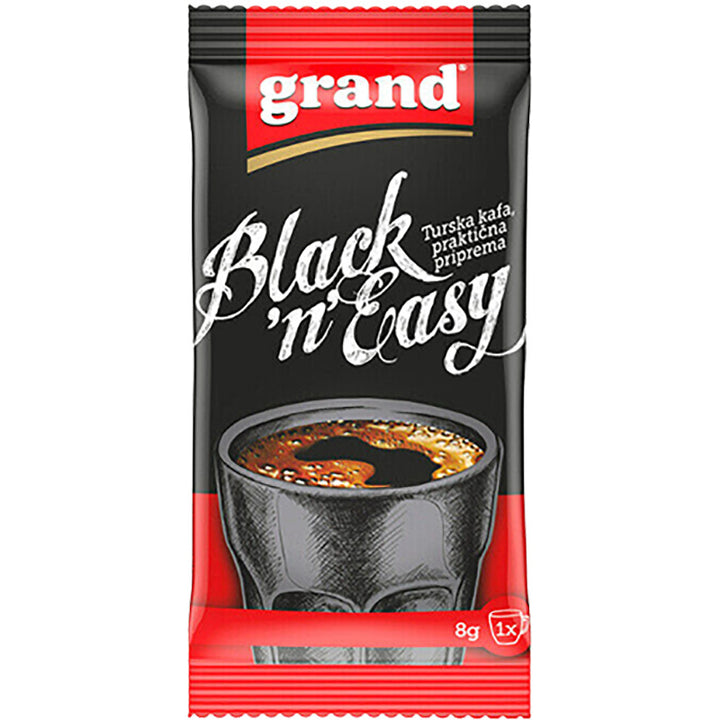 Grand Black & Easy Instant Turkish Style Coffee (40 x 8g)