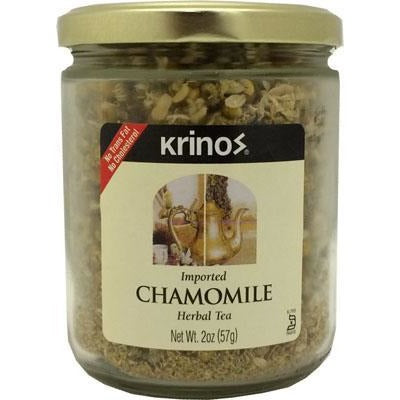 Krinos Tea Chamomile Flowers (2oz) Jar
