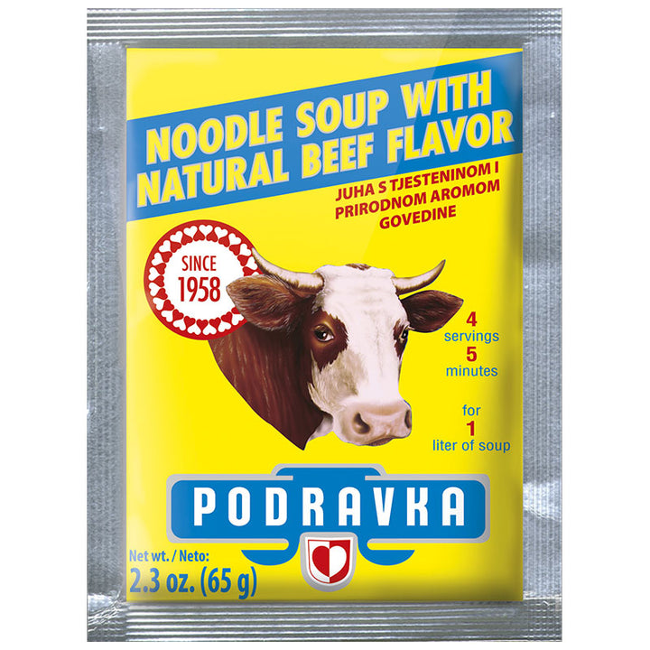 Podravka Soup Beef Flavor Noodle (65g)