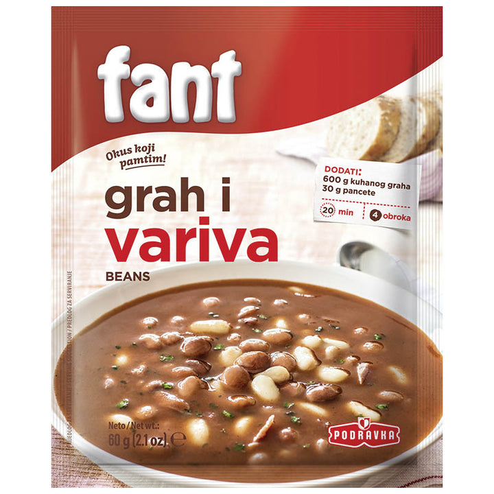 Podravka Mix Fant Beans Seasoning (Grah) (60g)