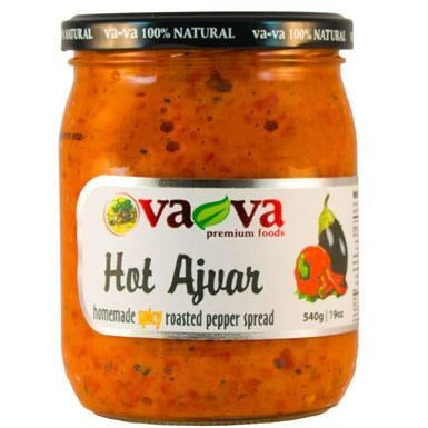 Vava Homemade Spicy Roasted Pepper Spread (Ajvar Hot) (520g)