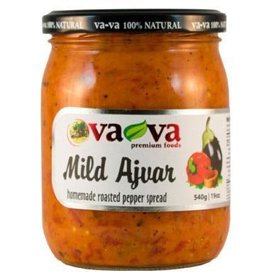 Vava Homemade Roasted Pepper Spread (Ajvar Mild) (520g)