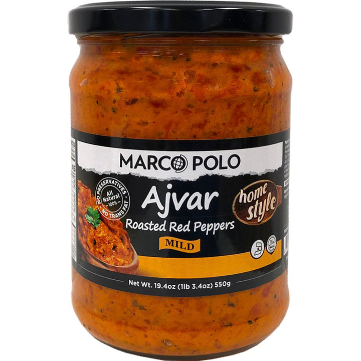 Marco Polo Ajvar Homestyle Mild w/Roasted Peppers Spread (545g)