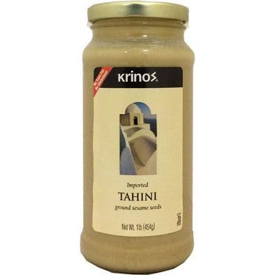 Krinos Tahini (Ground Sesame Seeds) (1 lb) Jar