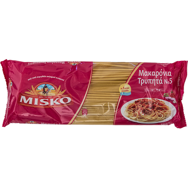 Misko Spaghetti #5 (Long Thin Tube Pasta) (500g)