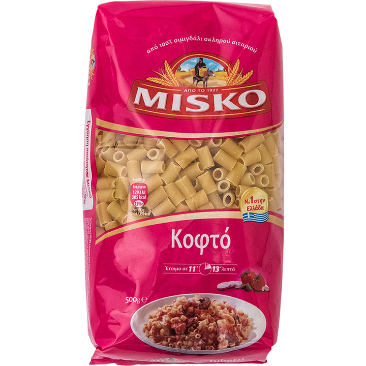 Misko Kofto Tubetti (Short Tube Pasta) (500g)