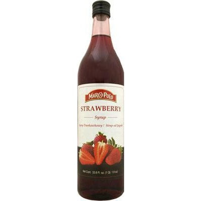 Marco Polo Syrup Strawberry (1 Ltr)