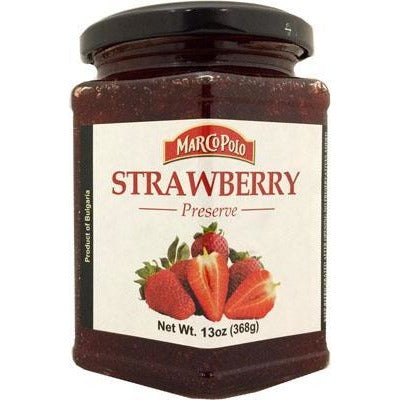 Marco Polo Preserves Strawberry (13oz) Jar