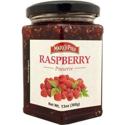 Marco Polo Preserves Raspberry (13oz) Jar