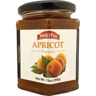Marco Polo Preserves Apricot (13oz) Jar