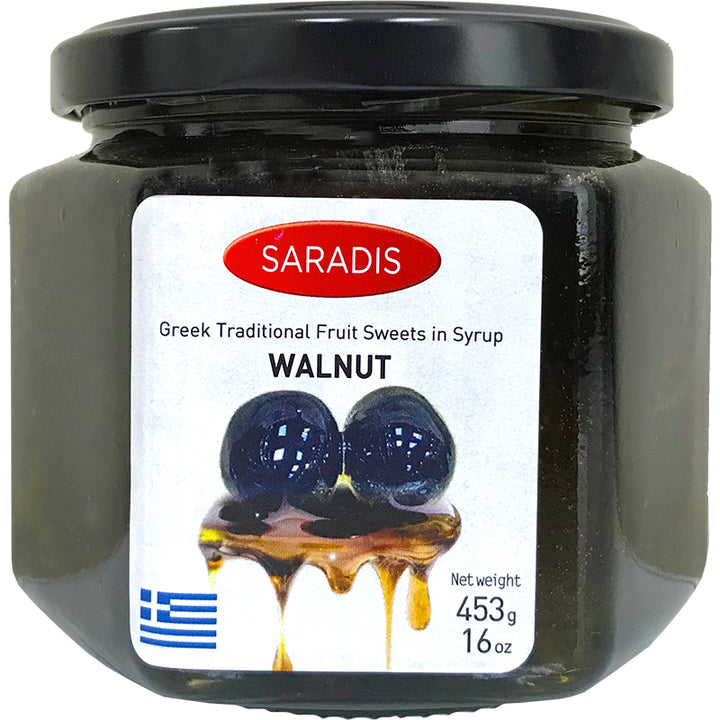 Saradis Walnuts in Sweet Syrup (453g)