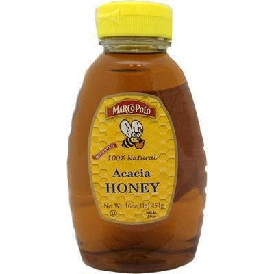 Marco Polo Honey Acacia (16oz) Plastic Squeeze Bottle