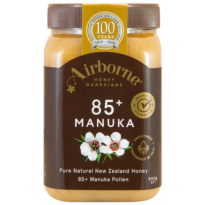 Airborne Health Manuka Honey 85+ (500g) Jar