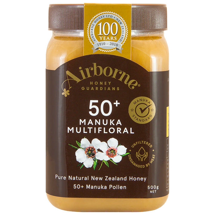 Airborne Health Manuka Honey 50+ (500g) Jar