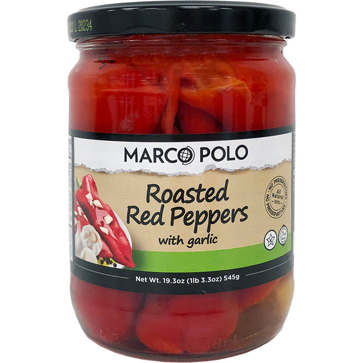 Marco Polo Peppers Roasted w/Garlic ( 19.3 oz)