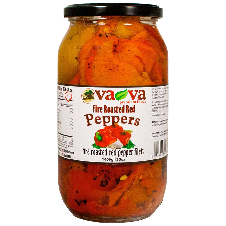 Vava Fire Roasted Red Peppers (950g)
