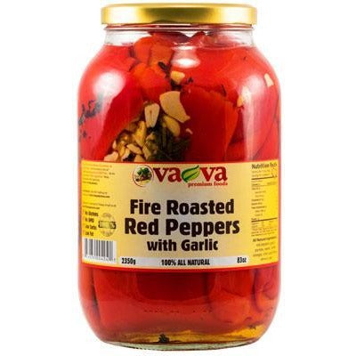 Vava Fire Roasted Red Peppers (With Garlic) (2350g)