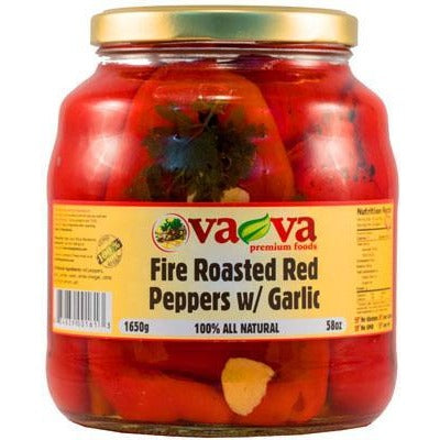 Vava Roasted Red Peppers w/Garlic (1650g)